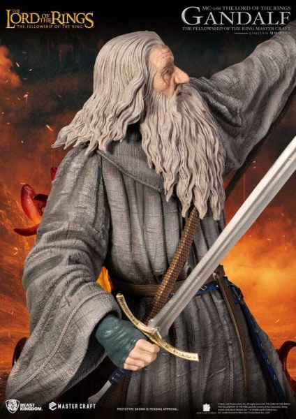 Statue de Gandalf Master Craft du Seigneur des Anneaux 58 cm
