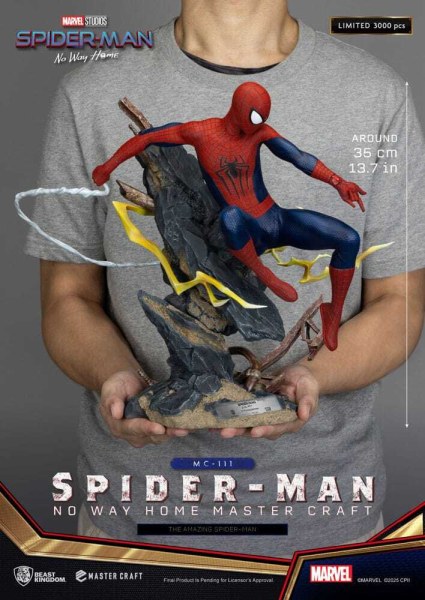 Statuette Spider-Man : No Way Home Master Craft The Amazing Spider-Man 35 cm
