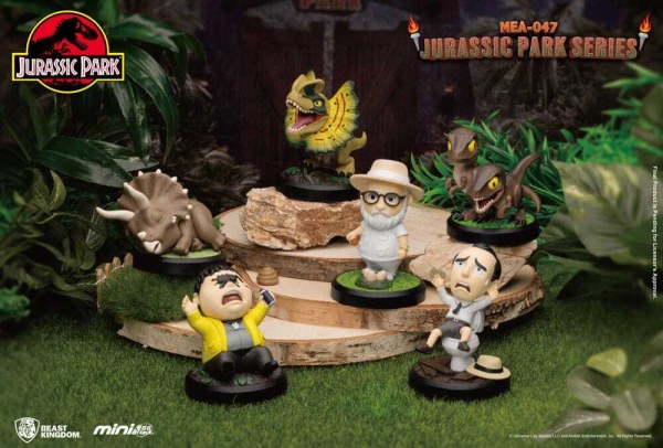Figurines Jurassic Park Mini Egg Attack Série Jurassic Park Set 10 cm