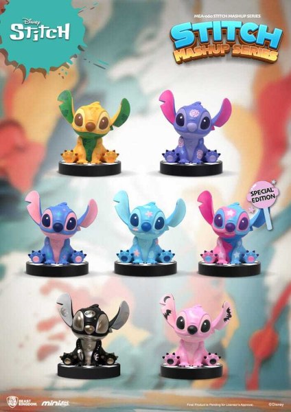 Lilo & Stitch Mini Egg Attack Blind Box Assortiment de figurines Stitch Mashup Series 10 cm
