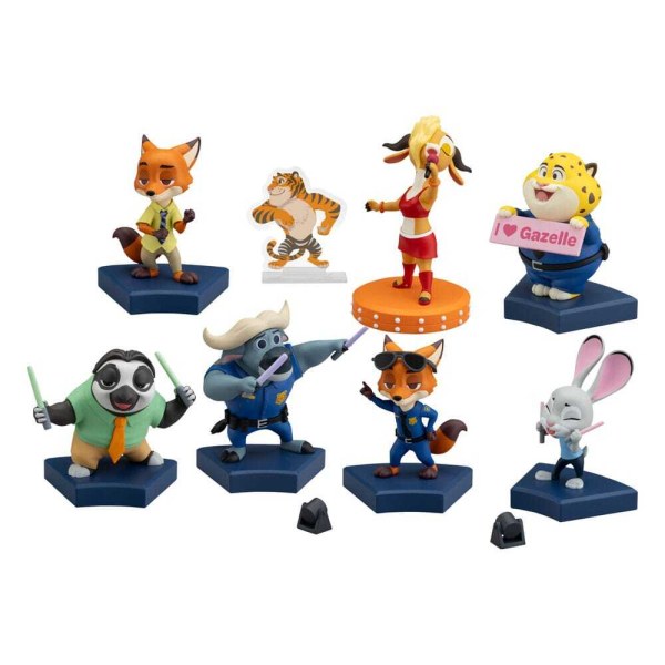 Assortiment de figurines Zootopia Mini Egg Attack Blind Box Concert Series 8 cm