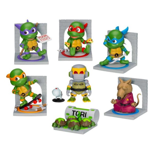 Assortiment de figurines Tortues Ninja Mini Egg Attack Blind Box Series 12 cm