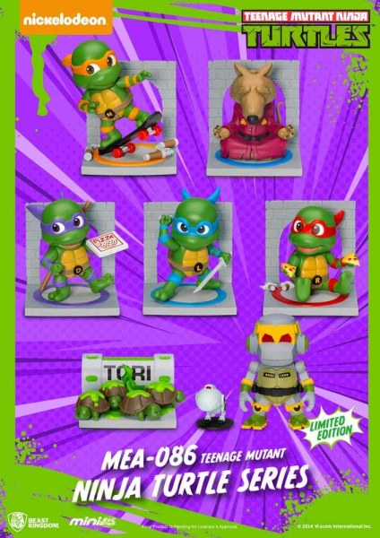 Assortiment de figurines Tortues Ninja Mini Egg Attack Blind Box Series 12 cm