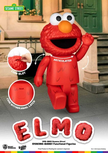 Sesame Street Tirelire en Vinyle Siaking Bang Elmo 47 cm