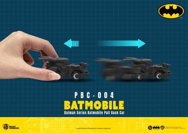 Batman Pull Back Car Series Lot de 6 voitures à friction Boîte aveugle