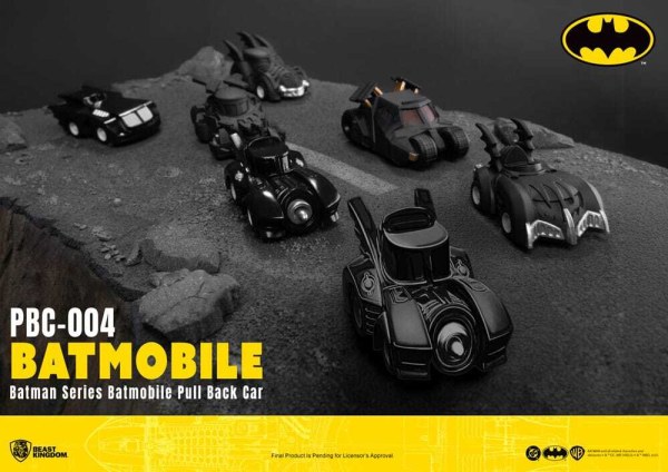 Batman Pull Back Car Series Lot de 6 voitures à friction Boîte aveugle