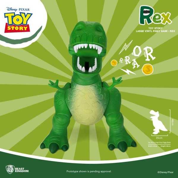 Tirelire Toy Story Tirelire Rex 46 cm