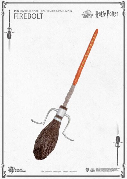 Stylo à bille balai volant Firebolt de Harry Potter 29 cm