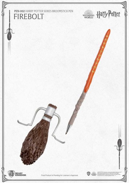 Stylo à bille balai volant Firebolt de Harry Potter 29 cm