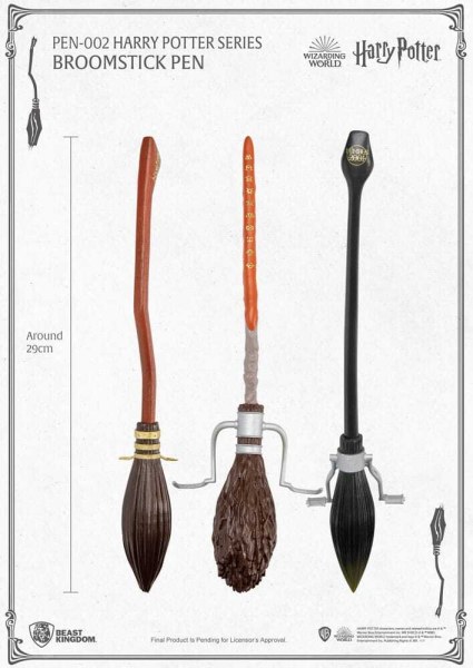 Stylo à bille balai volant Firebolt de Harry Potter 29 cm