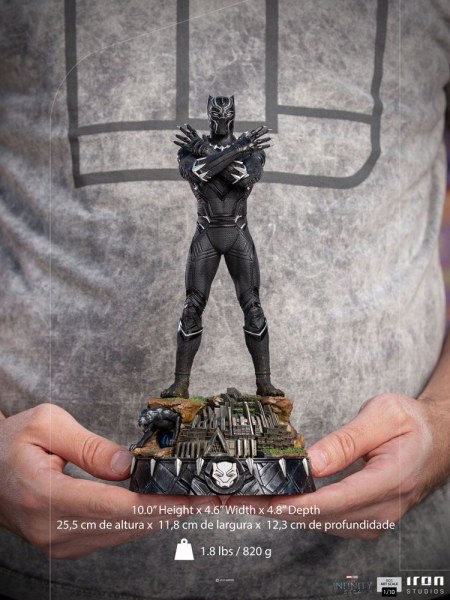 Statuette The Infinity Saga Art Scale 1/10 Black Panther Deluxe 25 cm