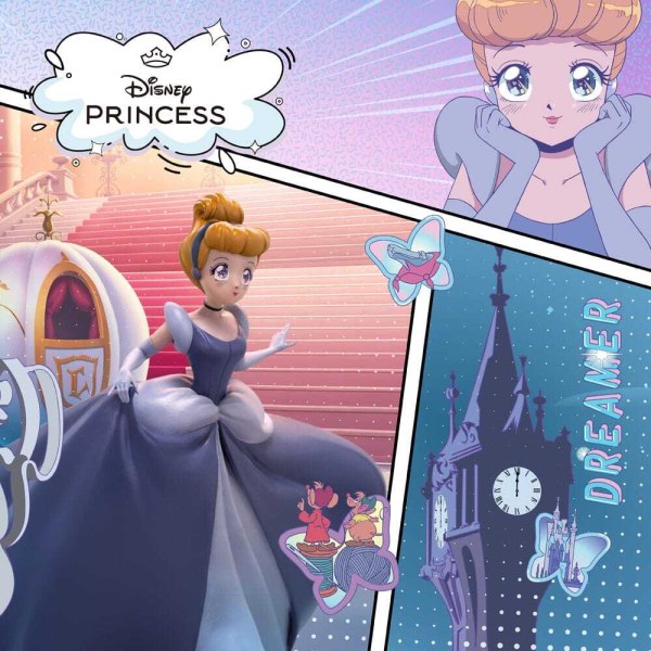 Statuette Disney Anime Princesse Échelle Cendrillon 19 cm