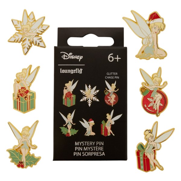 PIN'S MYSTÈRE FÉE CLOCHETTE DE NOEL - DISNEY LOUNGEFLY