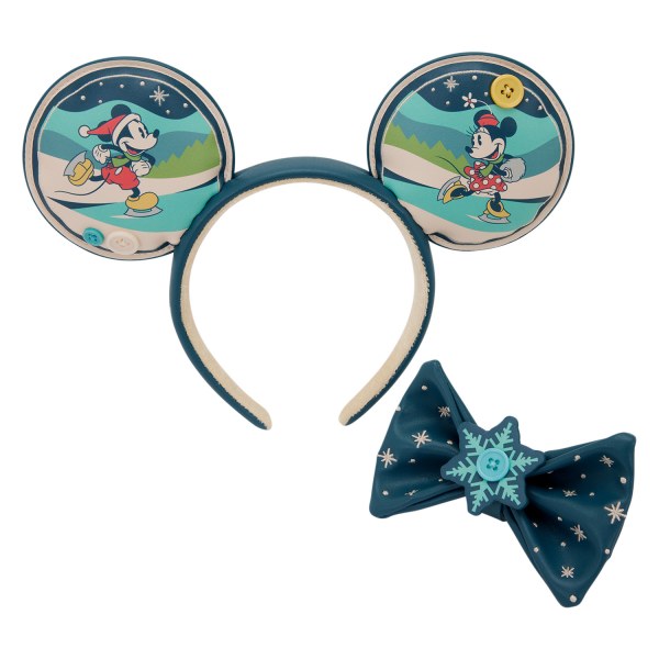 SERRE TETE MICKEY ET MINNIE DE NOEL - DISNEY LOUNGEFLY