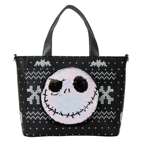 SAC TOTE AVEC PORTE MONNAIE JACK - DISNEY LOUNGEFLY L'ÉTRANGE NOËL DE MONSIEUR JACK