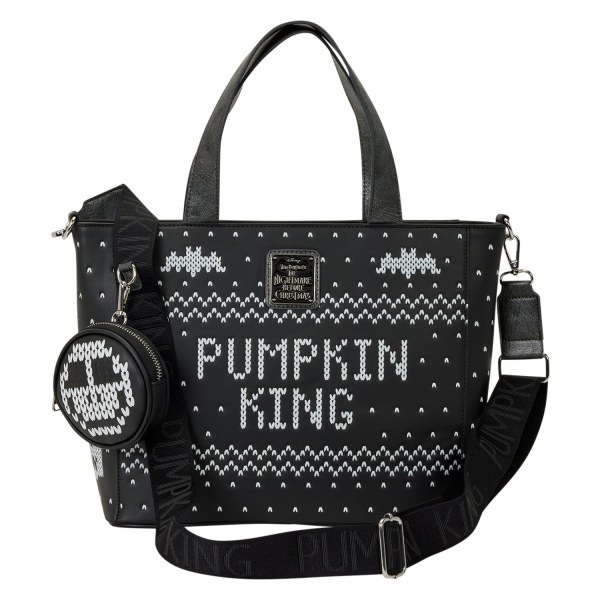 SAC TOTE AVEC PORTE MONNAIE JACK - DISNEY LOUNGEFLY L'ÉTRANGE NOËL DE MONSIEUR JACK