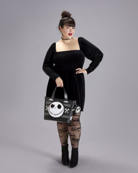 SAC TOTE AVEC PORTE MONNAIE JACK - DISNEY LOUNGEFLY L'ÉTRANGE NOËL DE MONSIEUR JACK