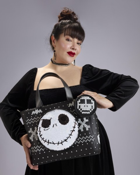 SAC TOTE AVEC PORTE MONNAIE JACK - DISNEY LOUNGEFLY L'ÉTRANGE NOËL DE MONSIEUR JACK