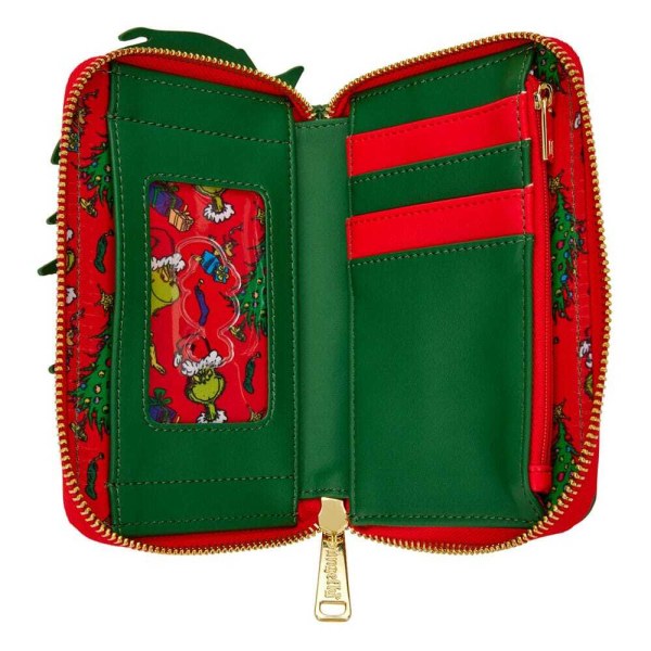 Portefeuille de Noël Grinch - Loungefly Dr. Seuss