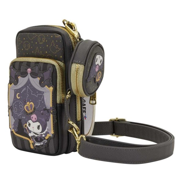 Pochette téléphone avec porte-monnaie Kuromi 20e anniversaire - Loungefly Sanrio
