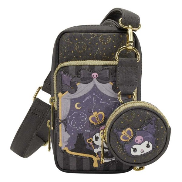 Pochette téléphone avec porte-monnaie Kuromi 20e anniversaire - Loungefly Sanrio