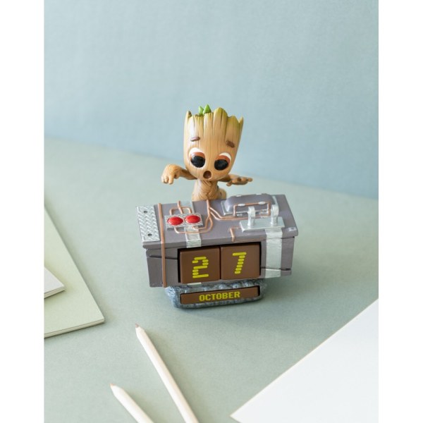 CALENDRIER PERPÉTUEL 3D - MARVEL JE SUIS GROOT