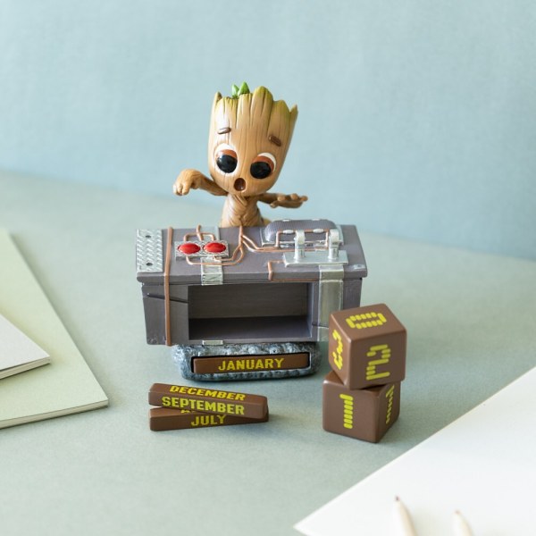 CALENDRIER PERPÉTUEL 3D - MARVEL JE SUIS GROOT
