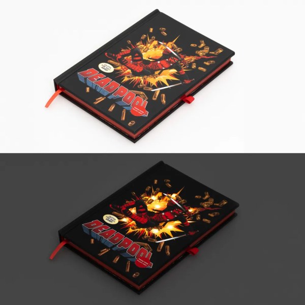 CARNET DE NOTES A5 PREMIUM AVEC LUMIÈRE - MARVEL DEADPOOL