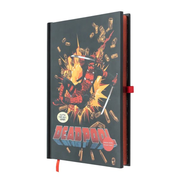 CARNET DE NOTES A5 PREMIUM AVEC LUMIÈRE - MARVEL DEADPOOL