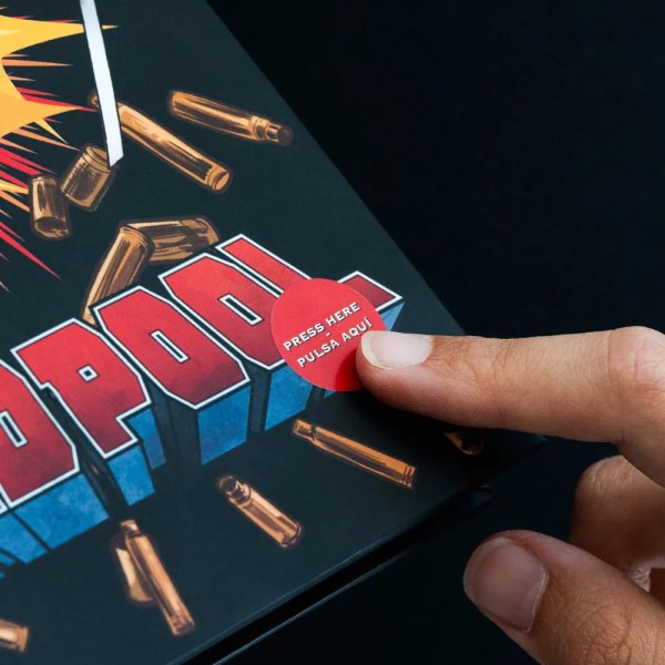 CARNET DE NOTES A5 PREMIUM AVEC LUMIÈRE - MARVEL DEADPOOL