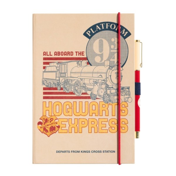 Carnet A5 Premium avec stylo Quai 9 3/4 - HARRY POTTER