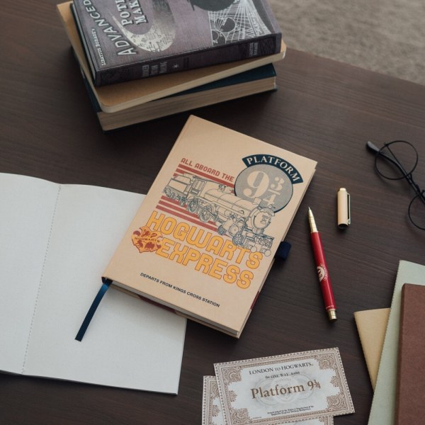 Carnet A5 Premium avec stylo Quai 9 3/4 - HARRY POTTER