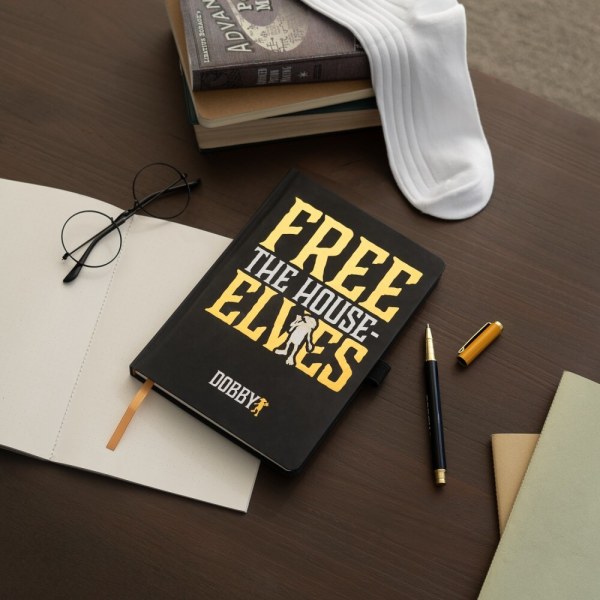 CARNET DE NOTES A5 PREMIUM AVEC STYLO DOBBY - HARRY POTTER