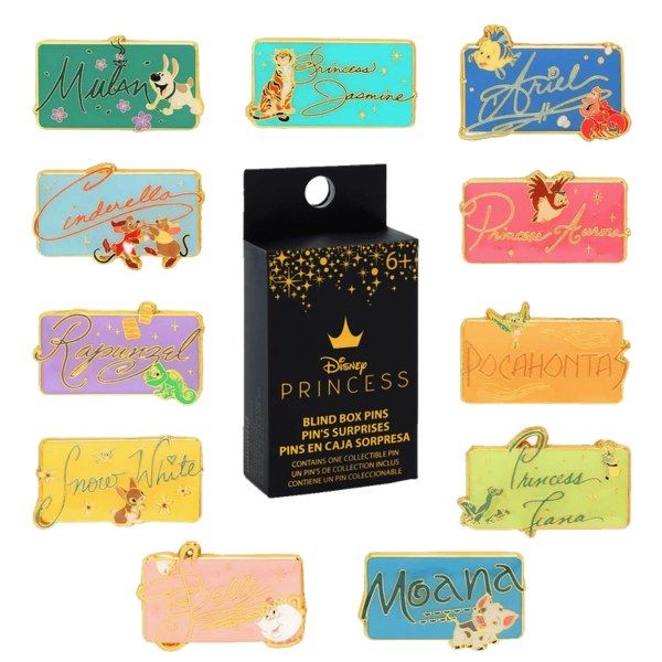 PIN'S MYSTÈRE SIGNATURE PRINCESSE - DISNEY LOUNGEFLY