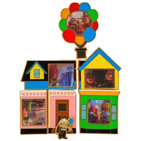 PIN'S MYSTÈRE PUZZLE LENTICULAIRE LA-HAUT - LOUNGEFLY PIXAR