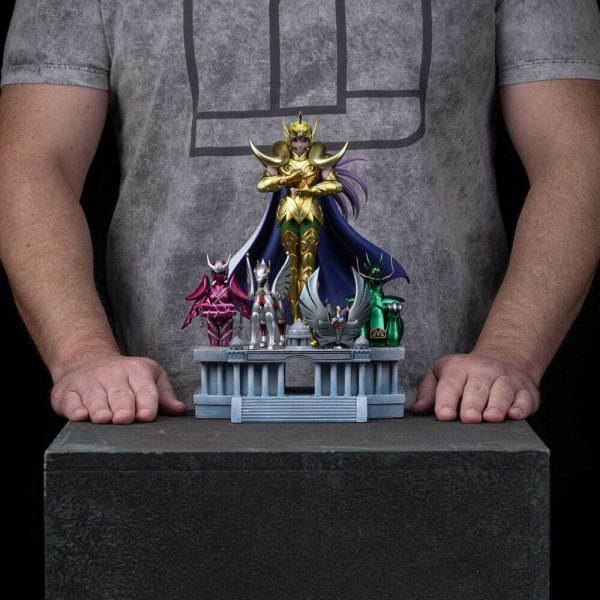 Les Chevaliers du Zodiaque, Art Scale de Deluxe Bélier Mu à l'échelle 1/10 (27 cm)