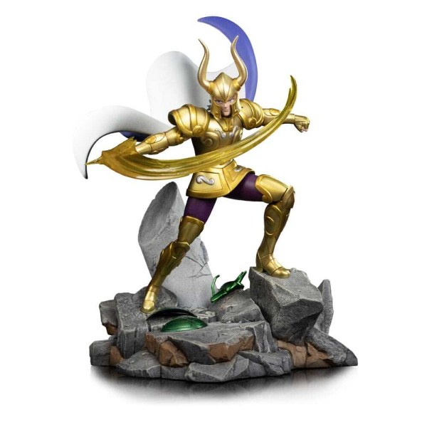 Statue des Chevaliers du Zodiaque , Art Scale 1/10, Capricorne Shura, 25 cm