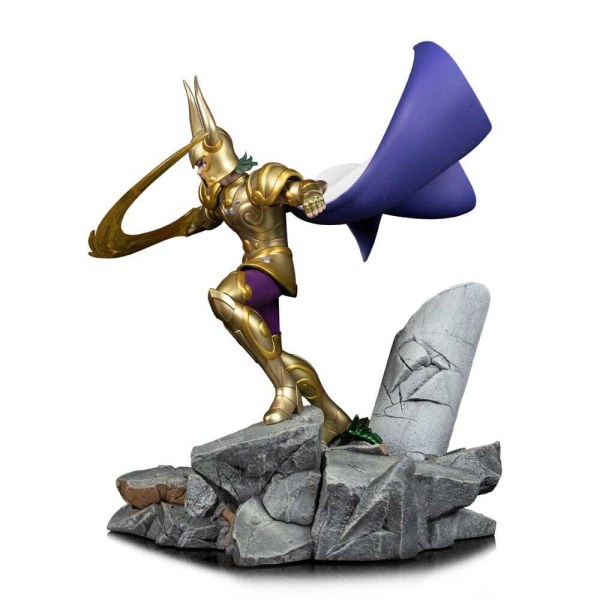Statue des Chevaliers du Zodiaque , Art Scale 1/10, Capricorne Shura, 25 cm