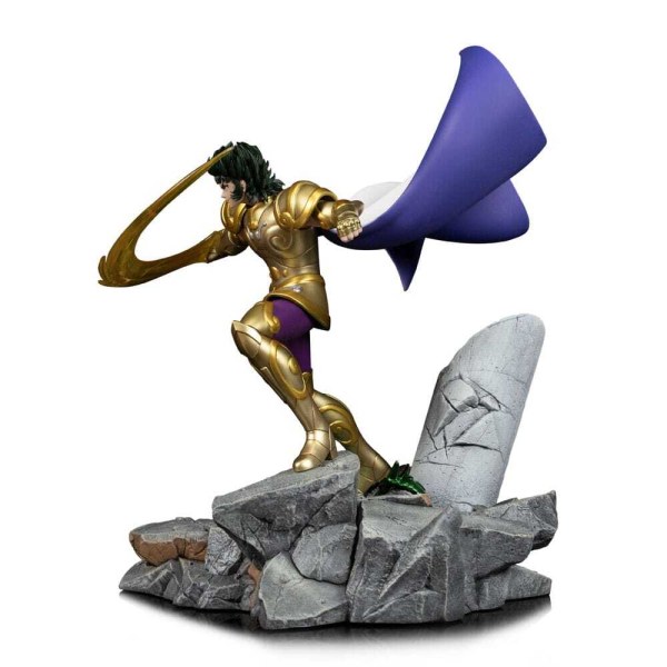 Statue des Chevaliers du Zodiaque , Art Scale 1/10, Capricorne Shura, 25 cm