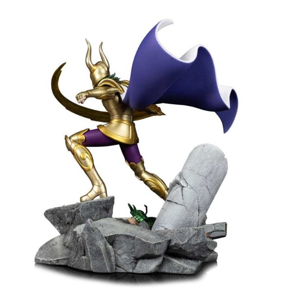 Statue des Chevaliers du Zodiaque , Art Scale 1/10, Capricorne Shura, 25 cm