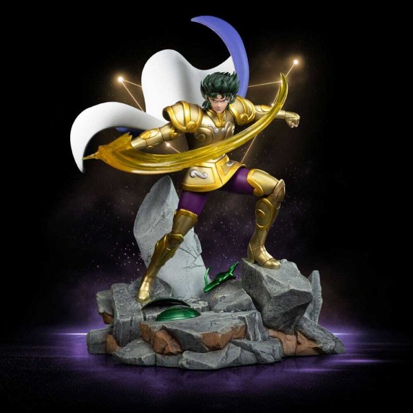 Statue des Chevaliers du Zodiaque , Art Scale 1/10, Capricorne Shura, 25 cm