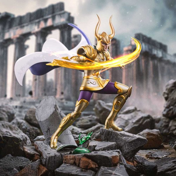 Statue des Chevaliers du Zodiaque , Art Scale 1/10, Capricorne Shura, 25 cm