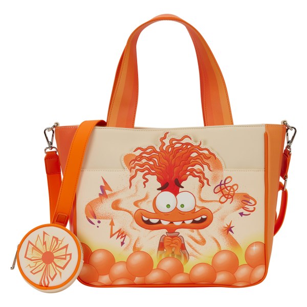 SAC TOTE AVEC PORTE MONNAIE ANXIETE VICE-VERSA 2 - DISNEY PIXAR LOUNGEFLY