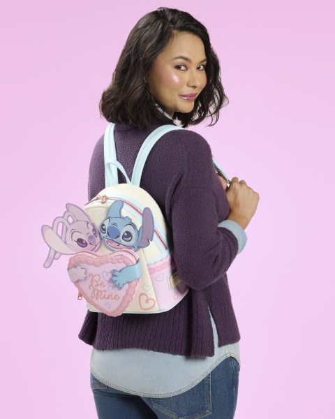 MINI SAC À DOS STITCH & ANGEL BE MINE - DISNEY LOUNGEFLY