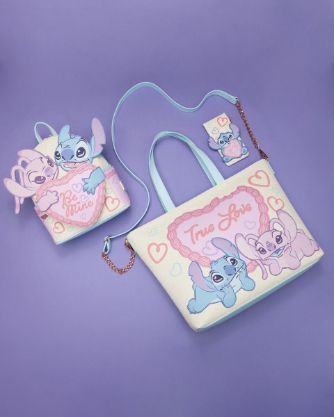MINI SAC À DOS STITCH & ANGEL BE MINE - DISNEY LOUNGEFLY