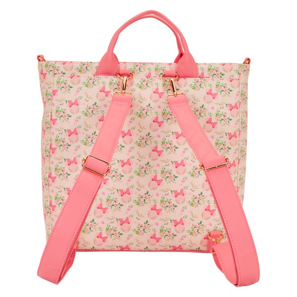 Sac à tote convertible sac à dos fleuri MINNIE MOUSE - DISNEY LOUNGEFLY