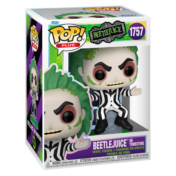 Funko Pop! 1757 Beetlejuice – Beetlejuice sur une pierre tombale