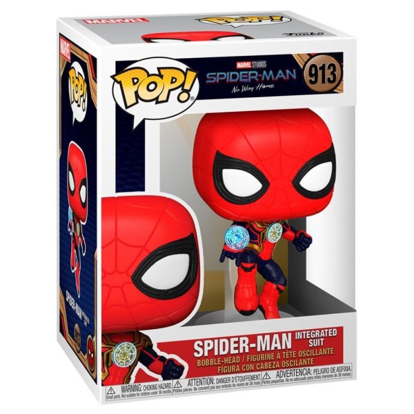 Funko Pop! 913 Marvel Spider-Man : No Way Home – Costume intégré de Spider-Man