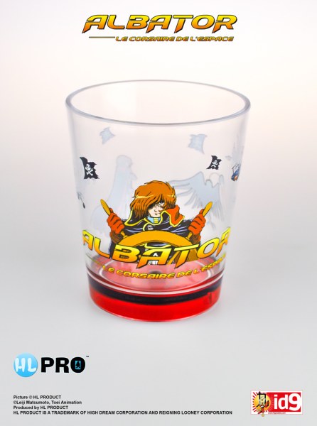 Verre plastique gouvernail - Capitaine Albator