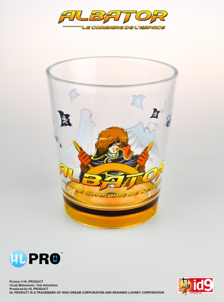Verre plastique gouvernail - Capitaine Albator